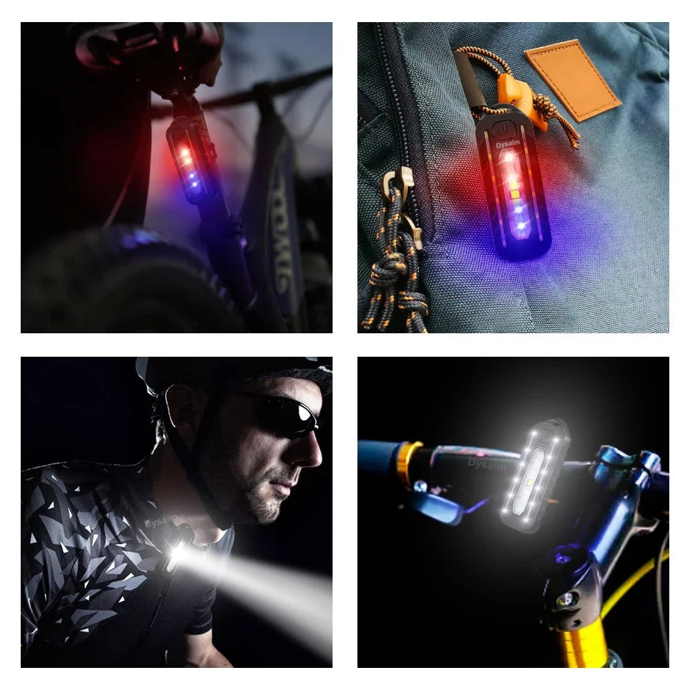 Lampe de poche tactique porte-clés - Lampe de travail LED professionnelle