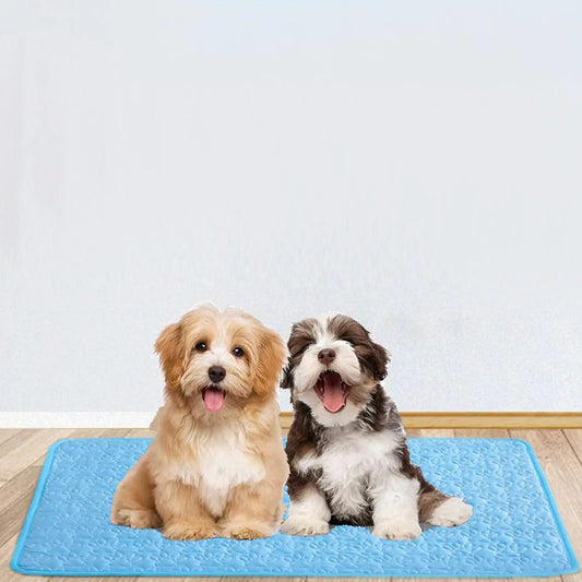 Non-Slip Pet Cooling Mat - Secure Grip Technology