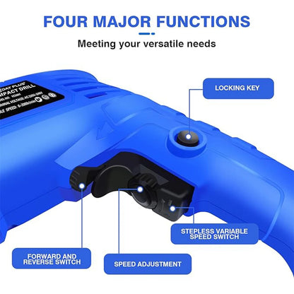 Hammer Drill 240V - 850W Corded Electric Impact Drill