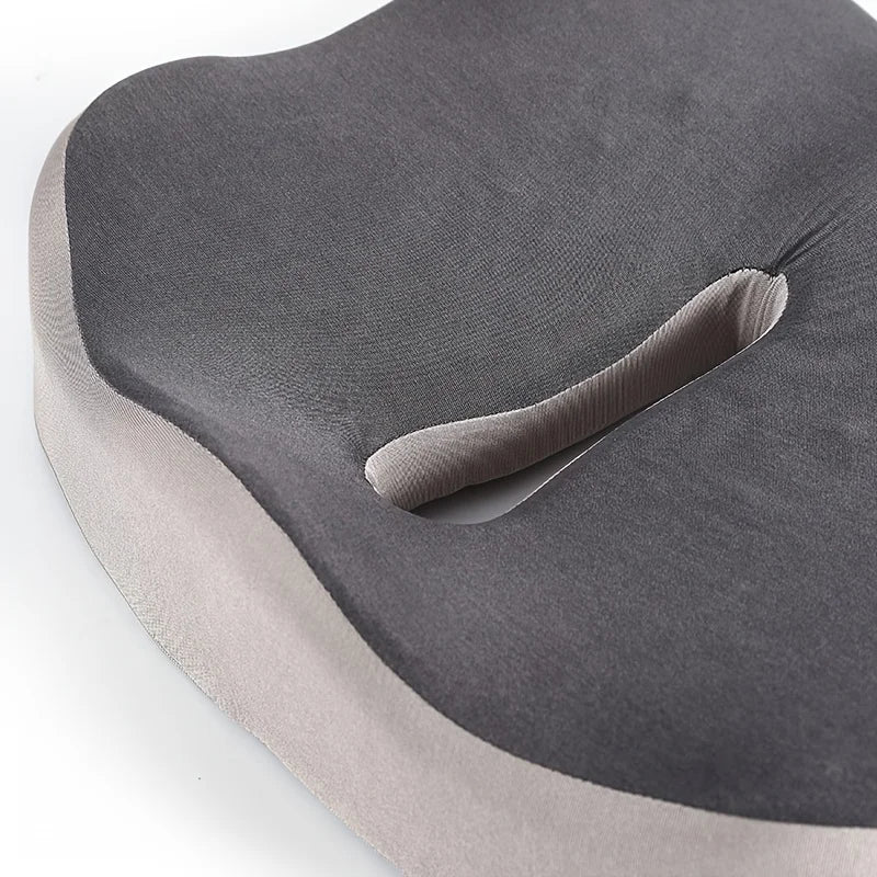 Memory Foam Seat Cushion - 3D Ergonomic Support for Car & Office