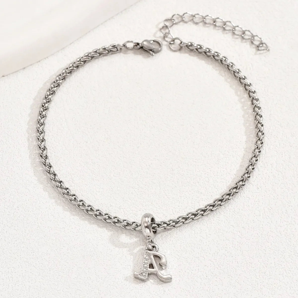 Savaé Design Initial Charm Bracelet in Gold and Silver