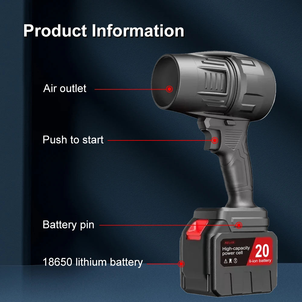 Professional Handheld Turbo Fan - 200 MPH for Makita 18V Battery