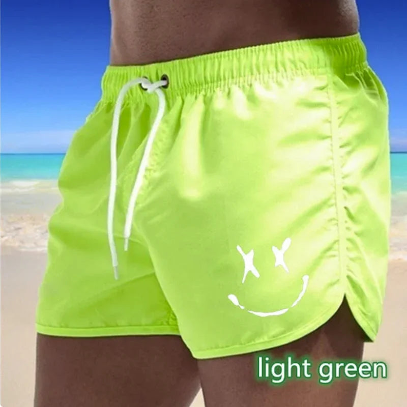 Bañador de secado rápido para hombre: pantalones de playa transpirables con bolsillos