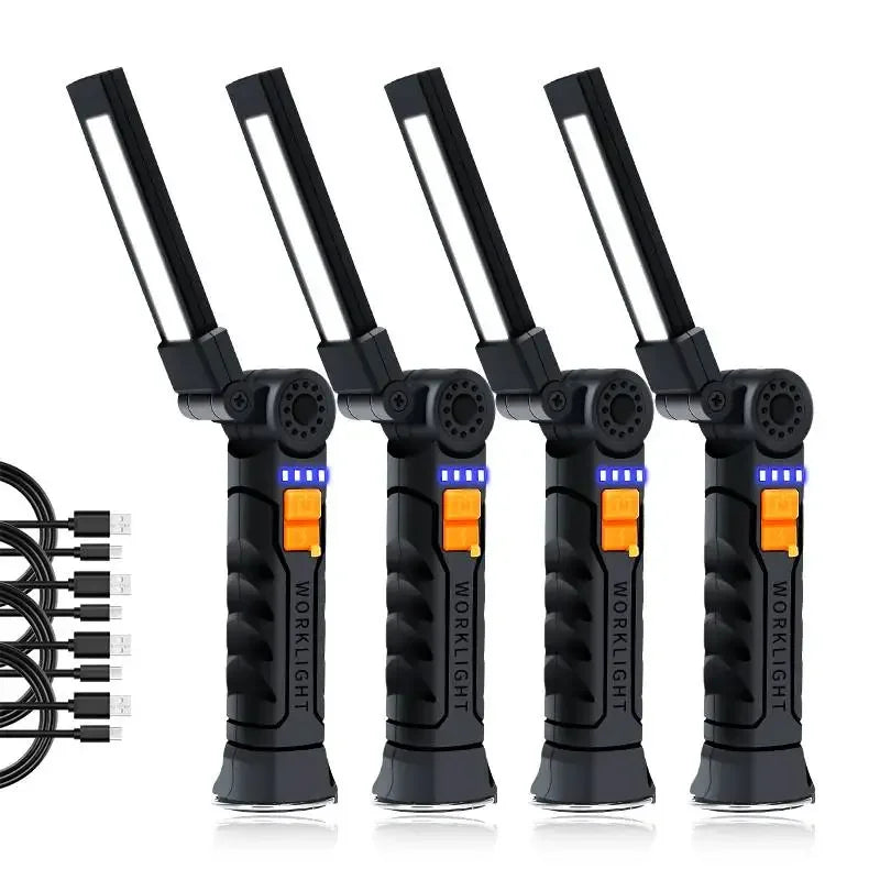 Lampe de travail magnétique - Torche LED rotative à 360°