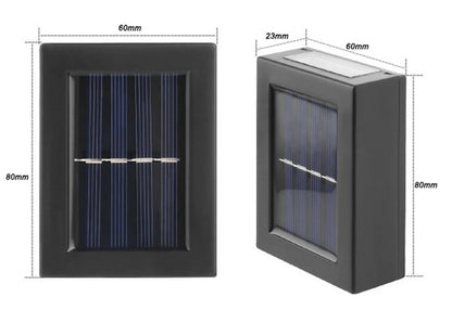 Solar Up and Down Spot Lights - Outdoor Waterproof Lighting - Bascora
