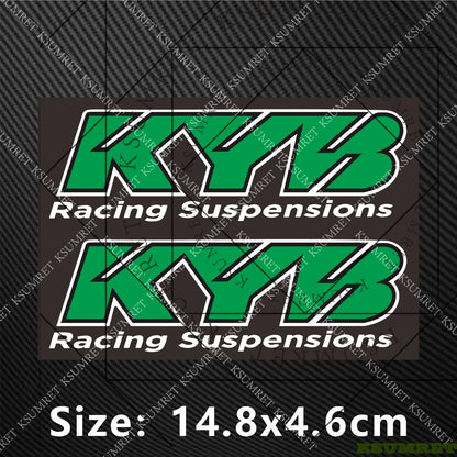 Motorcycle Fork Suspension Sticker - Reflective Motocross Decals - Bascora