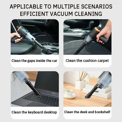 Ultra High Power Car Vacuum - Wireless Portable Handheld - Bascora