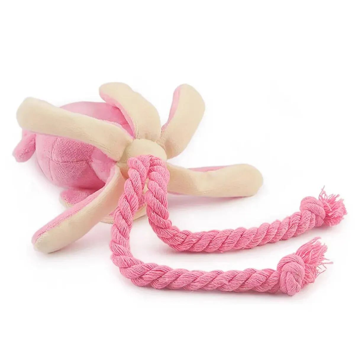 Jouet en peluche pieuvre pour animaux de compagnie – Jouet interactif résistant aux morsures pour chiens et chats
