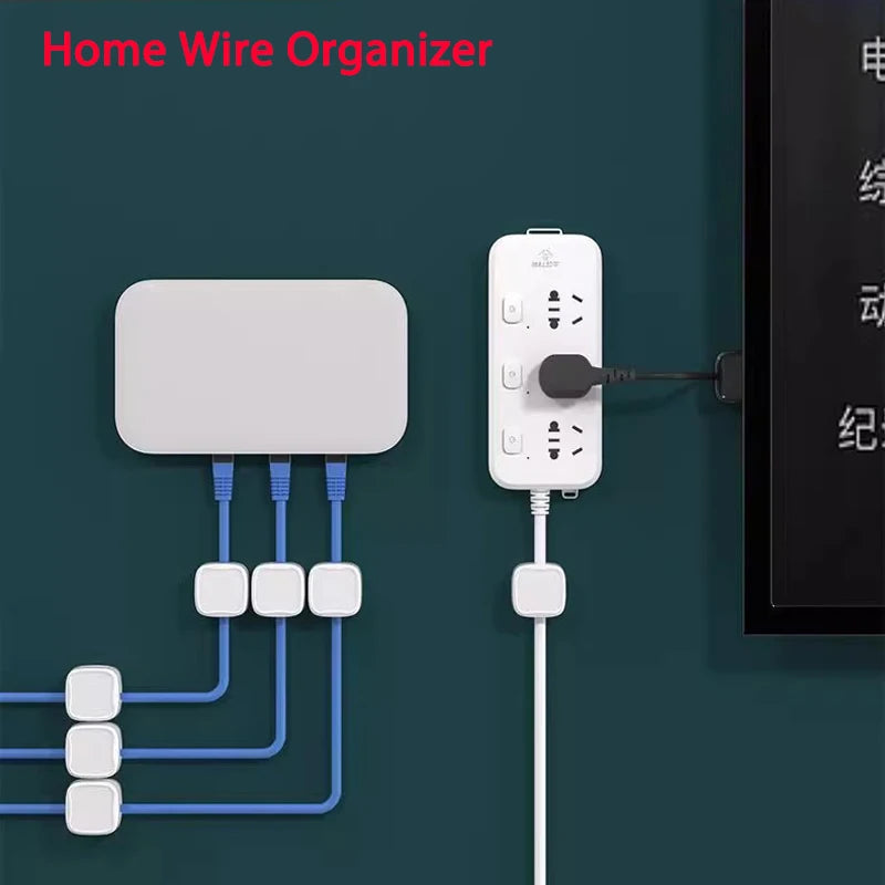 Magnetic Cable Clip & Cord Organiser - Workspace Management Solution