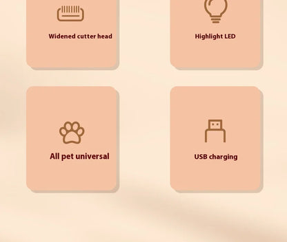Pet Foot Shaver - Paw Hair Trimmer - Bascora