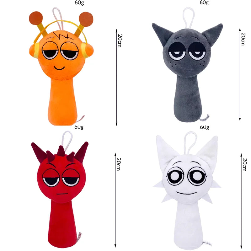 Cartoon Plush Toys - Stuffed Animal Doll Set for Kids