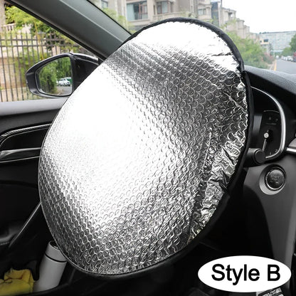 Car Steering Wheel Sun Shade - Ultimate UV Protection - Bascora