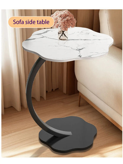 Light Luxury Round Side Table - Modern Metal Coffee Table