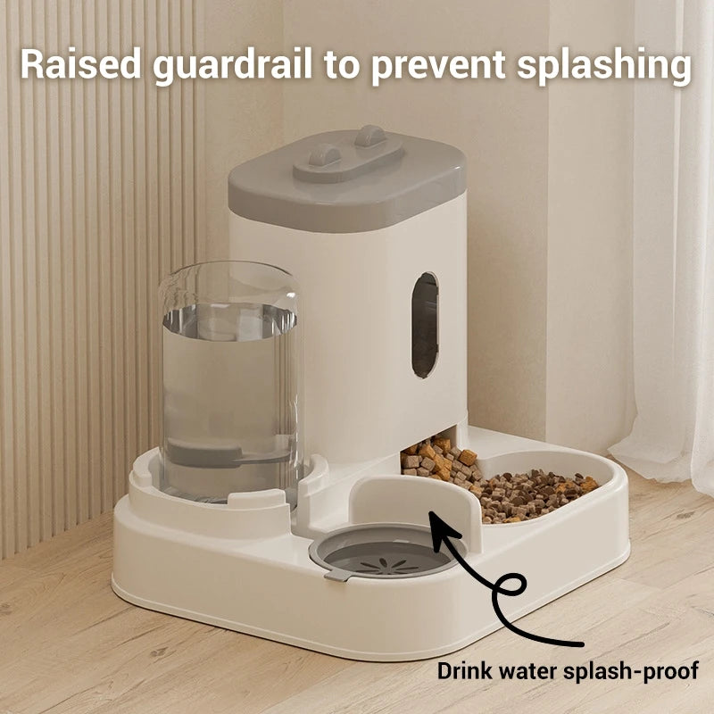 Distributeur automatique intelligent de nourriture et d'eau pour chats