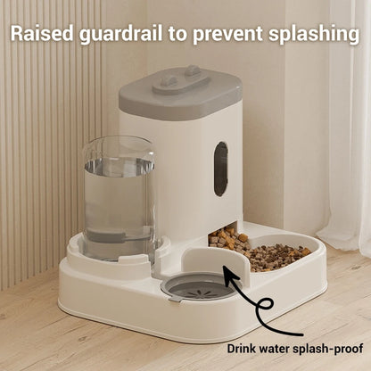 Smart Automatic Cat Feeder - Pet Food & Water Dispenser - Bascora