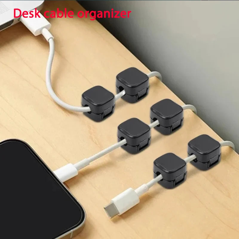 Magnetic Cable Clip & Cord Organiser - Workspace Management Solution