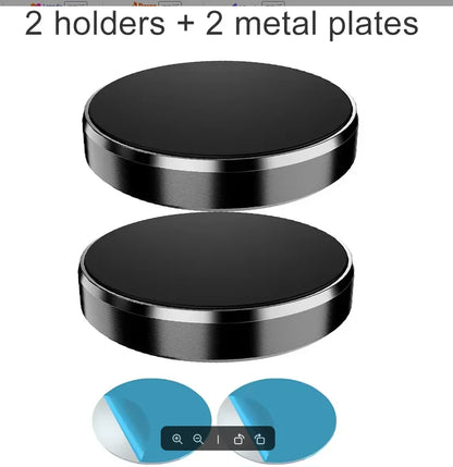 Magnetic Phone Car Holder Stand - Universal Mount Bracket Stick-on - Bascora