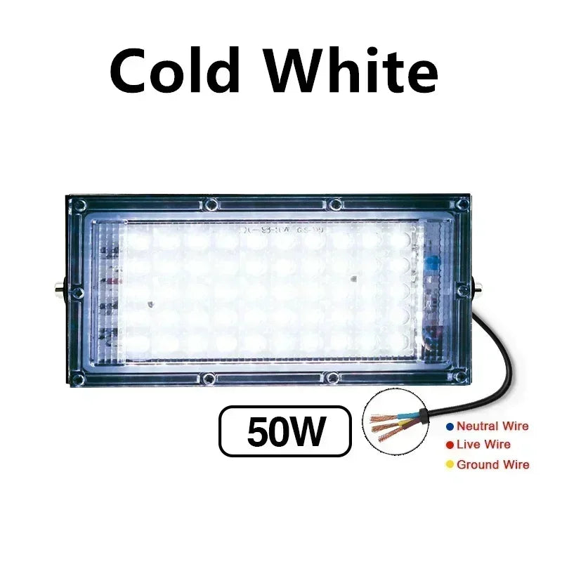 LED Grow Light Floodlight - 220V Indoor Culture Lamp 50W/100W