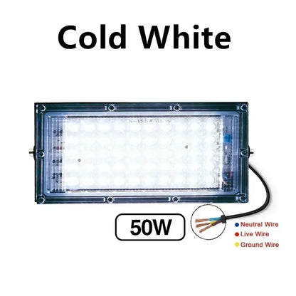 LED Grow Light Floodlight - 220V Indoor Culture Lamp 50W/100W - Bascora