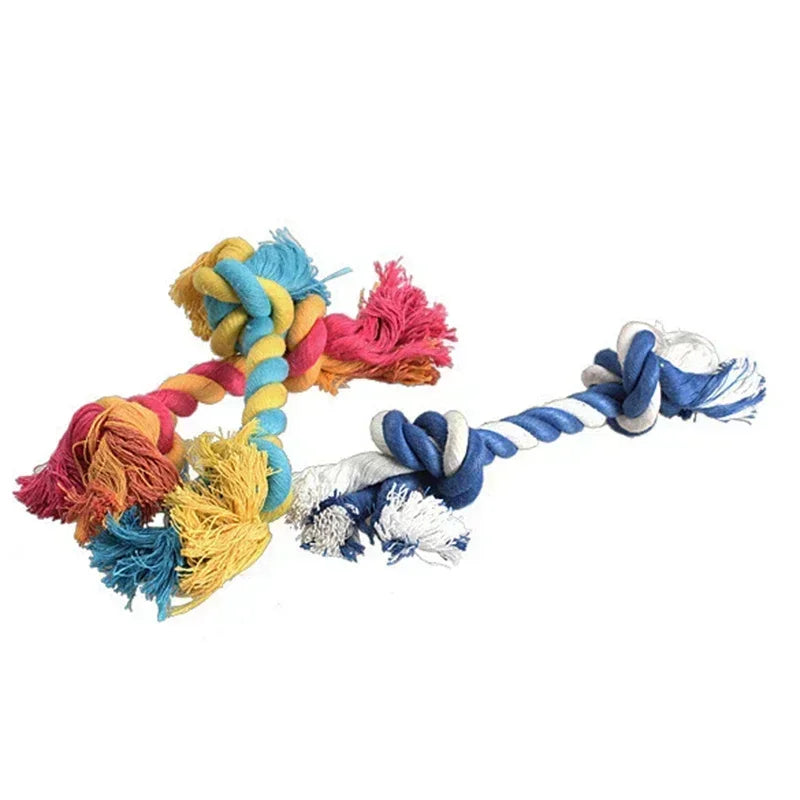 Jouet à mâcher en corde tressée durable pour chiens