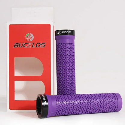 Bicycle Grips - Integrated Rubber Anti-Slip MTB Handlebar - Bascora