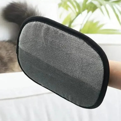 Pet Hair Removal Gloves - Static-Free Grooming & Cleaning Tool - Bascora