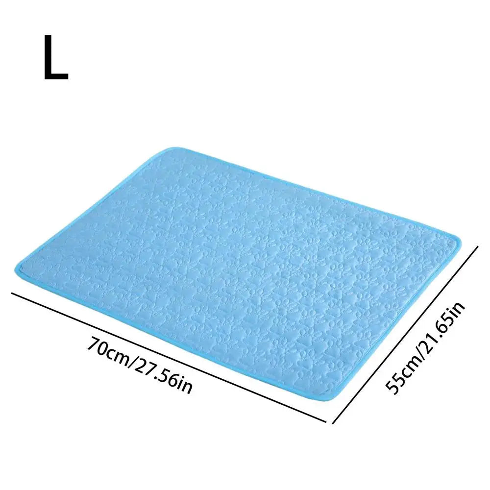 Non-Slip Pet Cooling Mat - Secure Grip Technology