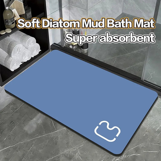 Double-Sided Diatomaceous Earth Bath Mat 40x60cm - Super Absorbent