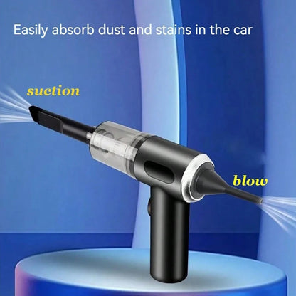 USB Charging Car Vacuum Cleaner - High Power ATV Motor - Bascora