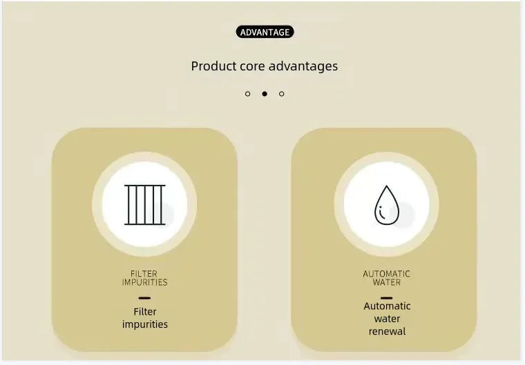 Gamelle automatique pour chat - Distributeur d'eau intégré