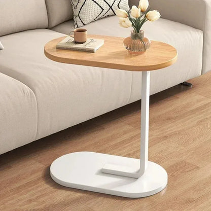 C-Shaped Side Table - Portable Modern Coffee Table