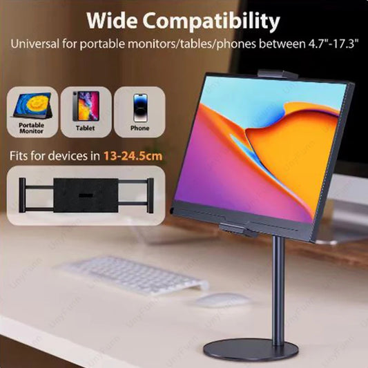 Support d'écran portable - Support de bureau réglable en hauteur