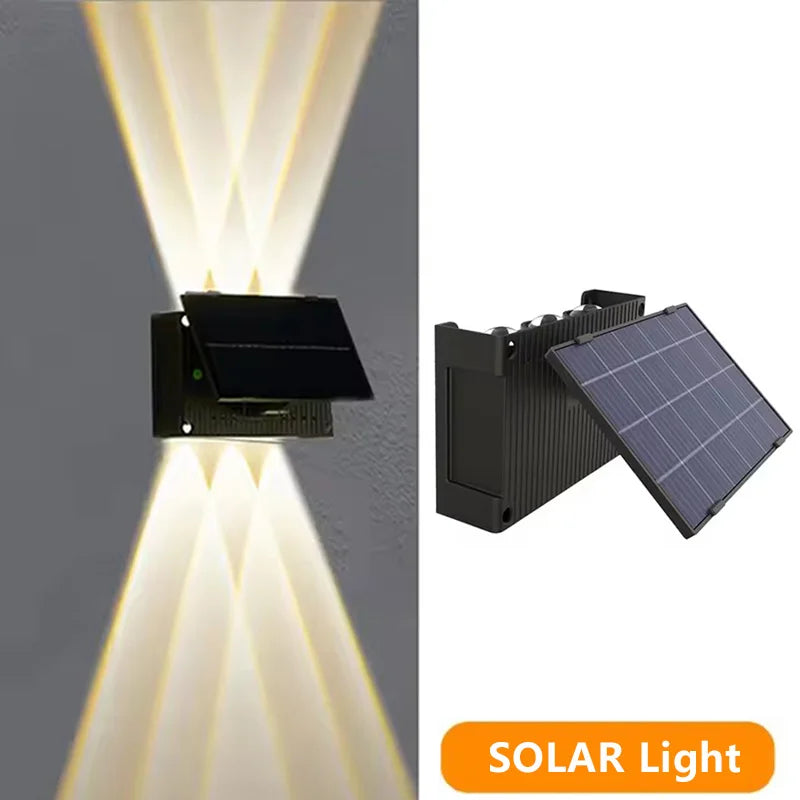 Solar Wall Light - Waterproof LED