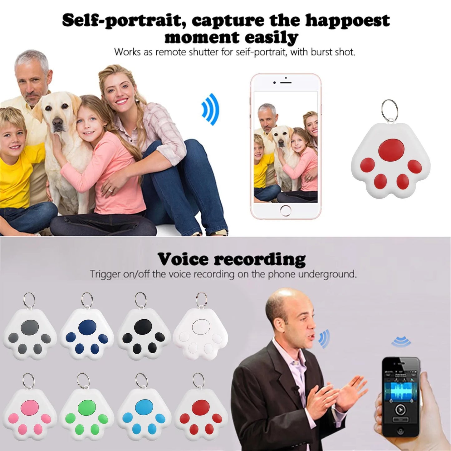 Pet Mini GPS Tracker Bluetooth 5.0