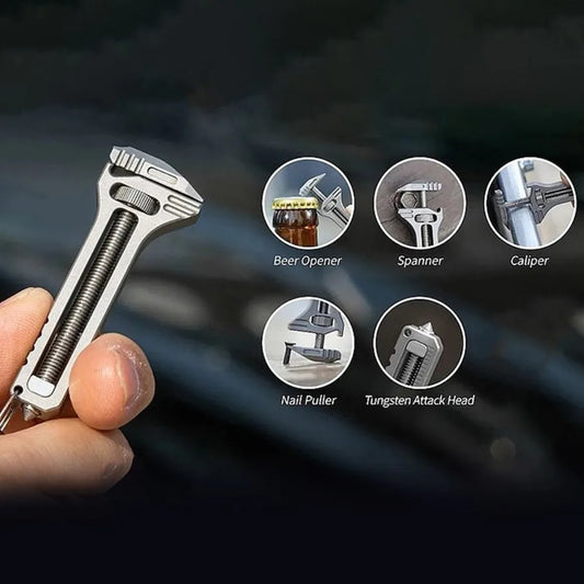 EDC Multi Tool - Compact Keychain Pocket Survival Kit