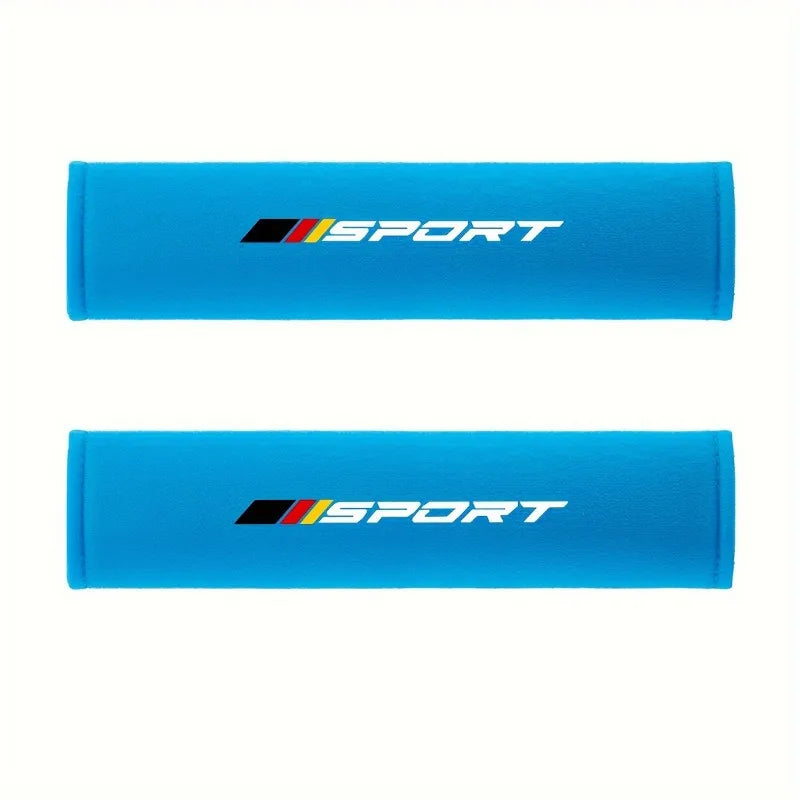 Lot de 2 coussins de ceinture de sécurité doux et confortables