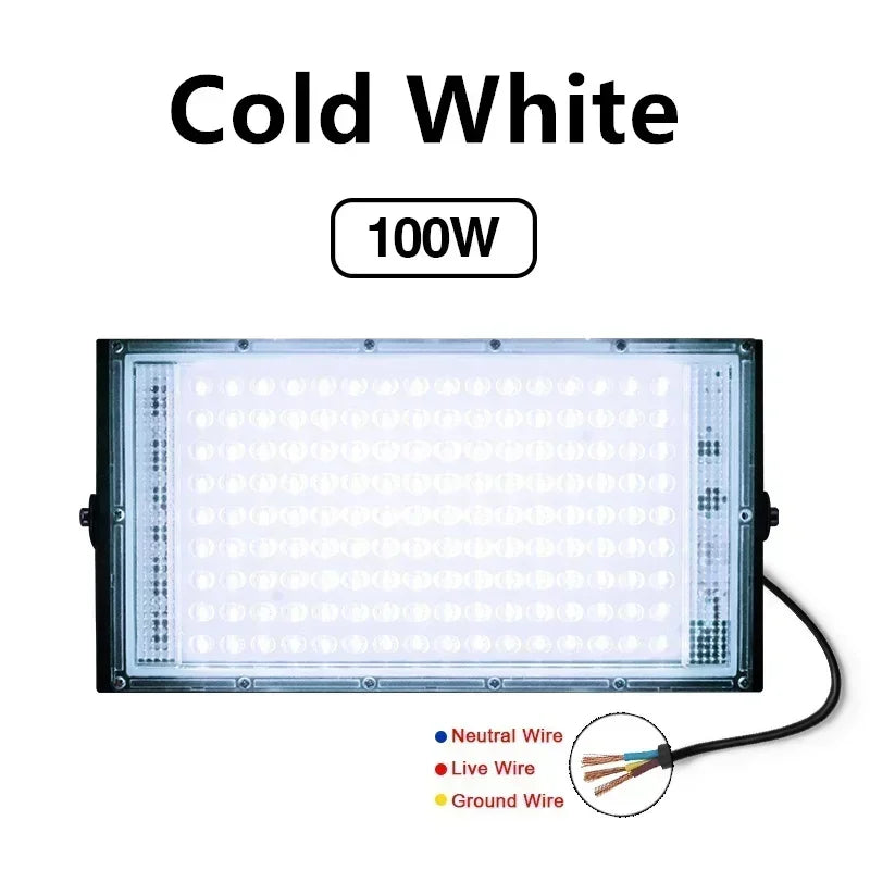 LED Phyto Spotlight 220V - Full Spectrum Hydroponic Plant Light 50W/100W