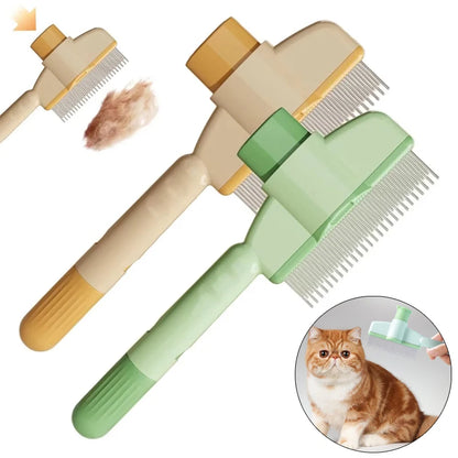 Cat Grooming Massage Brush - Professional Open Knot Design - Bascora