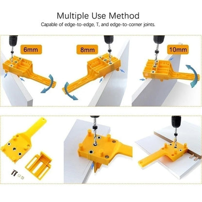 Woodworking Drill Guide - Handheld Hole Saw Locator Tool - Bascora