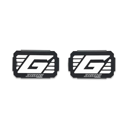 Motorcycle Fog Lamp Cover Guard - Left Right Spotlights Protection - Bascora
