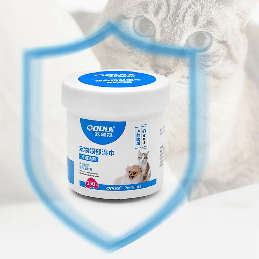 Premium Pet Eye Wipes for Cats and Dogs