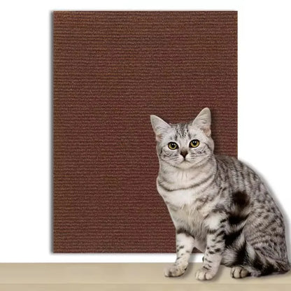 Cat Scratcher Sofa Protector - Self-Adhesive Furniture Protection Mat - Bascora