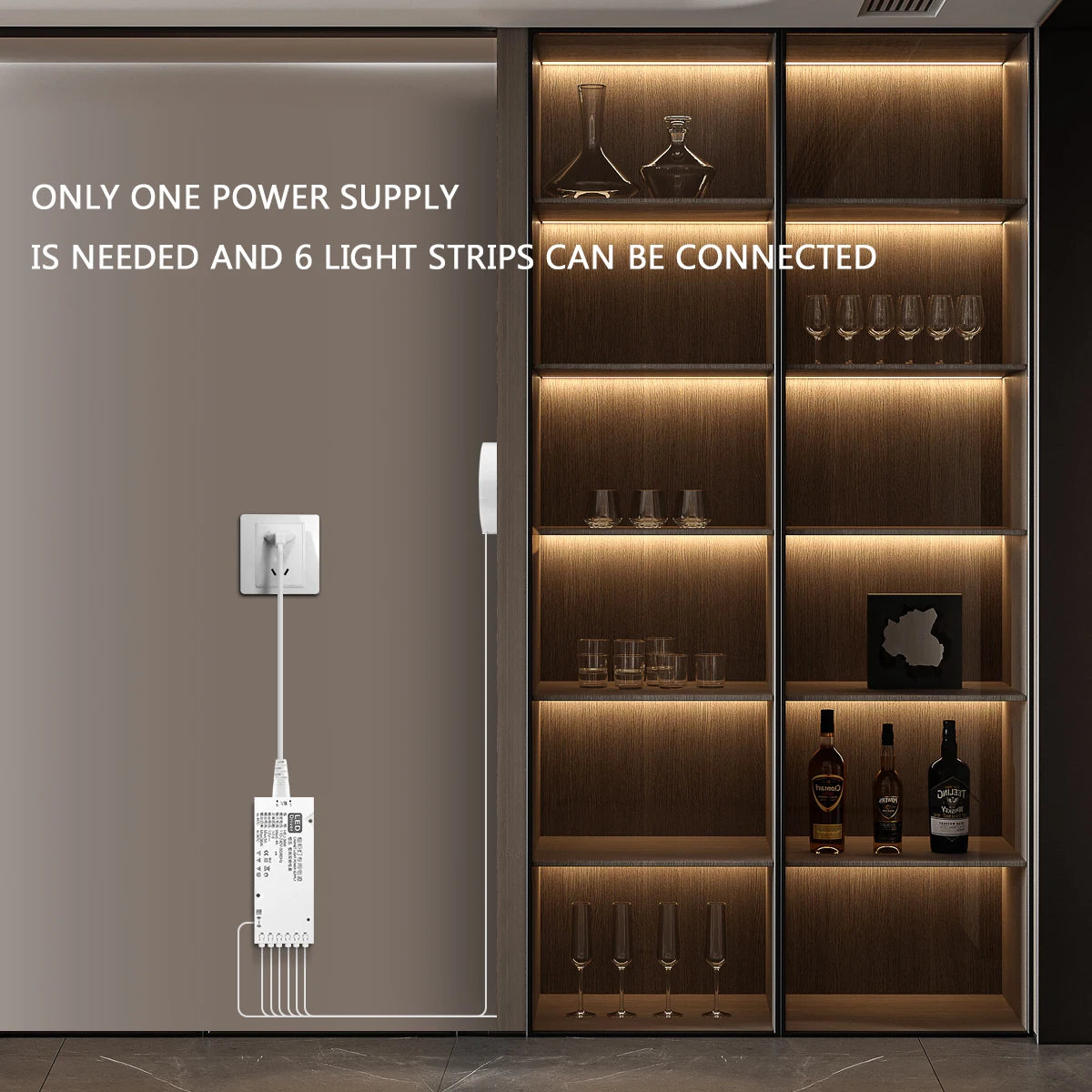 Under Cabinet COB LED Strip - Dimmable Touch Sensor Light