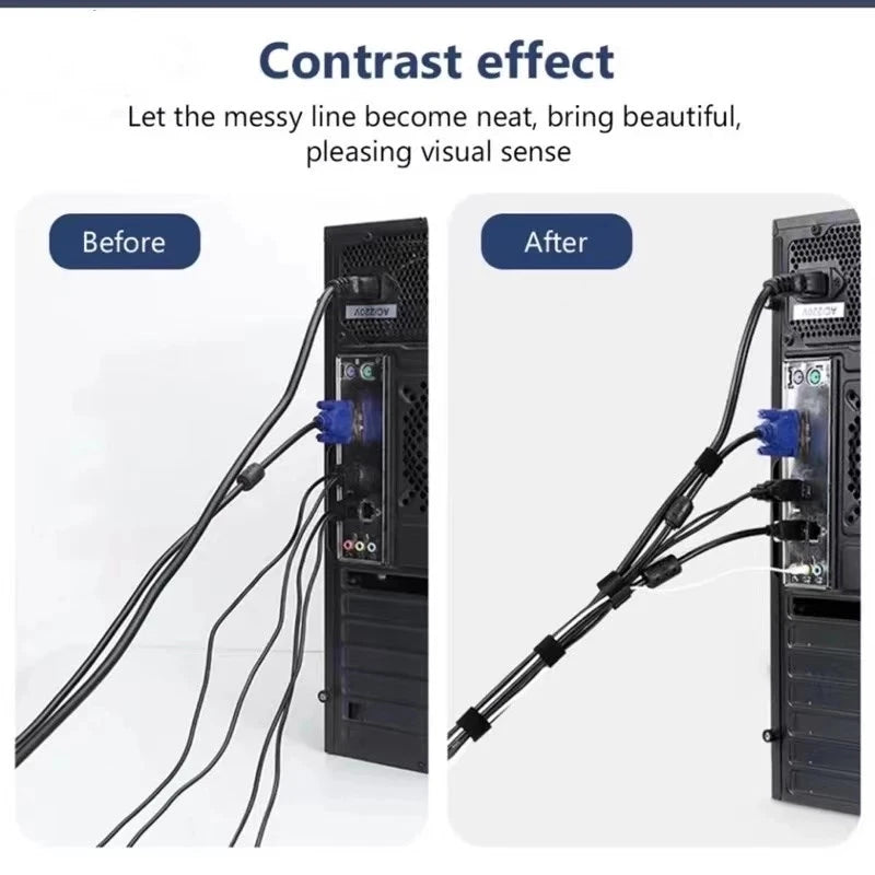 Premium Cable Organizer - 5M Cord Management Solution