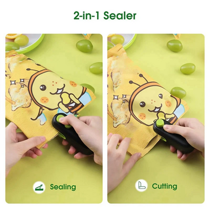Reliable Mini Bag Sealer - Rechargeable Vacuum Sealing Machine - Bascora