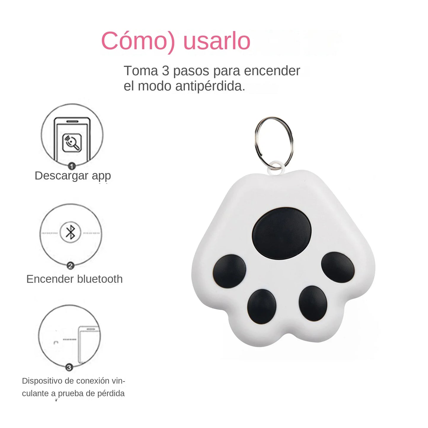 Pet Mini GPS Tracker Bluetooth 5.0