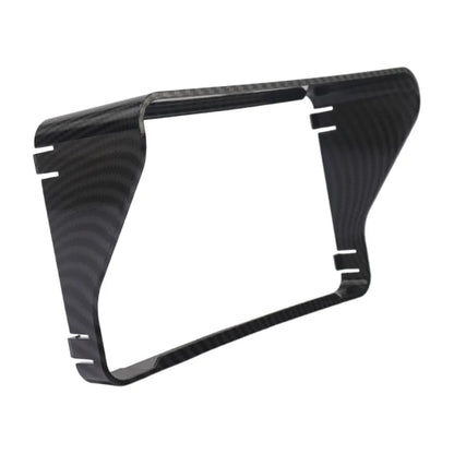 Black car air vent grille on a white background