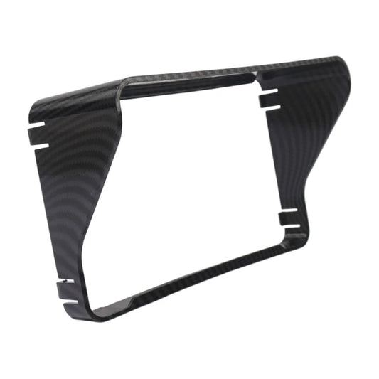 Black car air vent grille on a white background