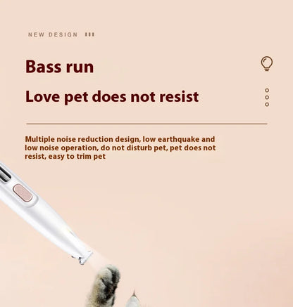 Pet Foot Shaver - Paw Hair Trimmer - Bascora