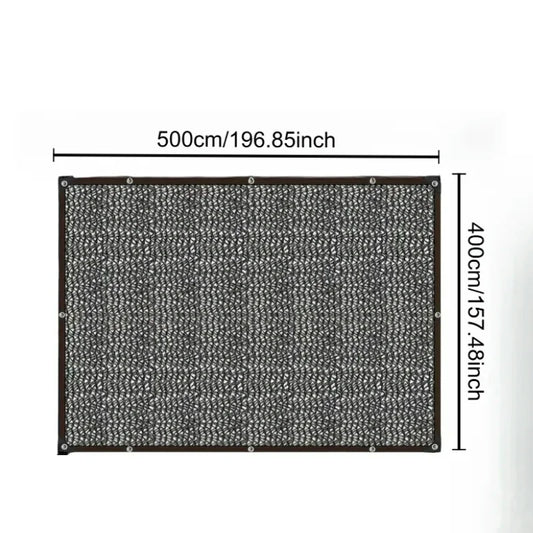 70-80% Black Sunshade Net - Anti-UV Greenhouse Privacy Screen